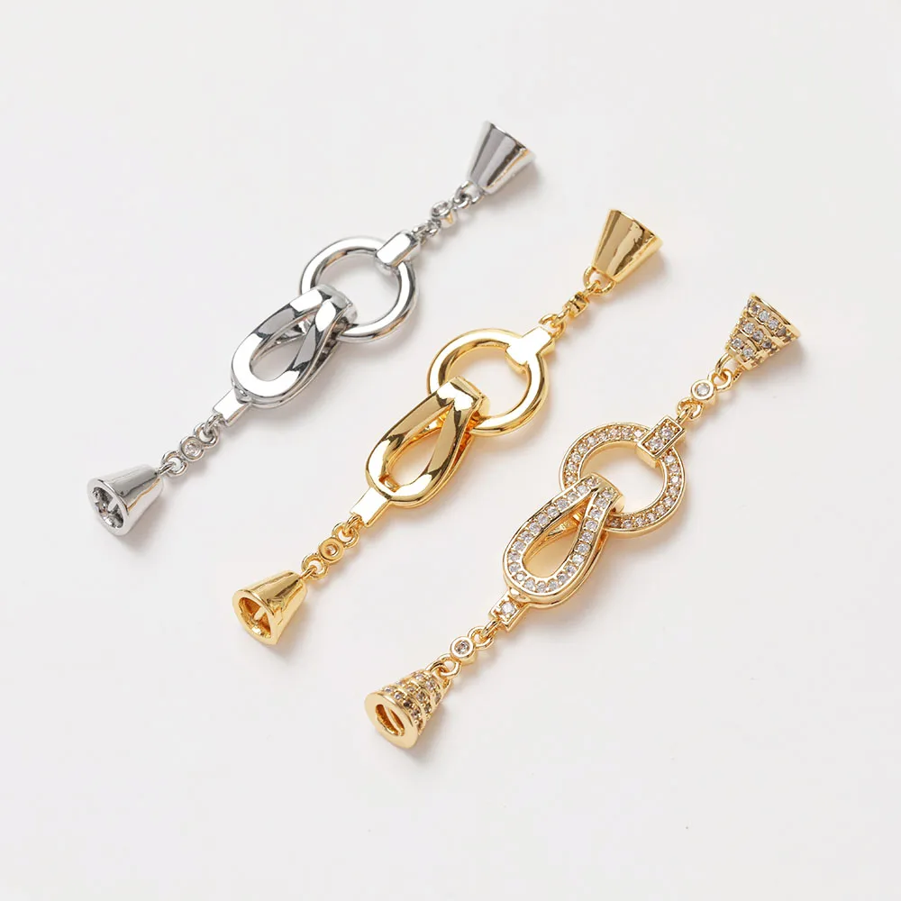 Jewelry Making Hand Tools - 1PCS Cz Pave สร้อยคอตัวเชื่อมต่อสร้อยคออัญมณีอุปกรณ์เครื่องมือ DIY Hand
