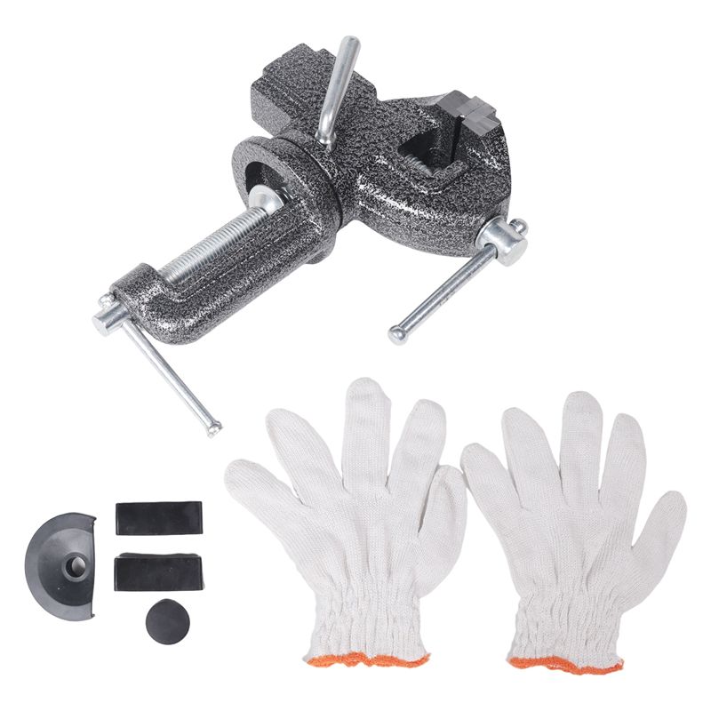 Jewelry Making Vise - แท่นจับชิ้นงานแบบตั้งโต๊ะ AC88-50Type 360 ° ที่หนีบอเนกประสงค์สำหรับงานไม้ งานทำเครื่องประดับ