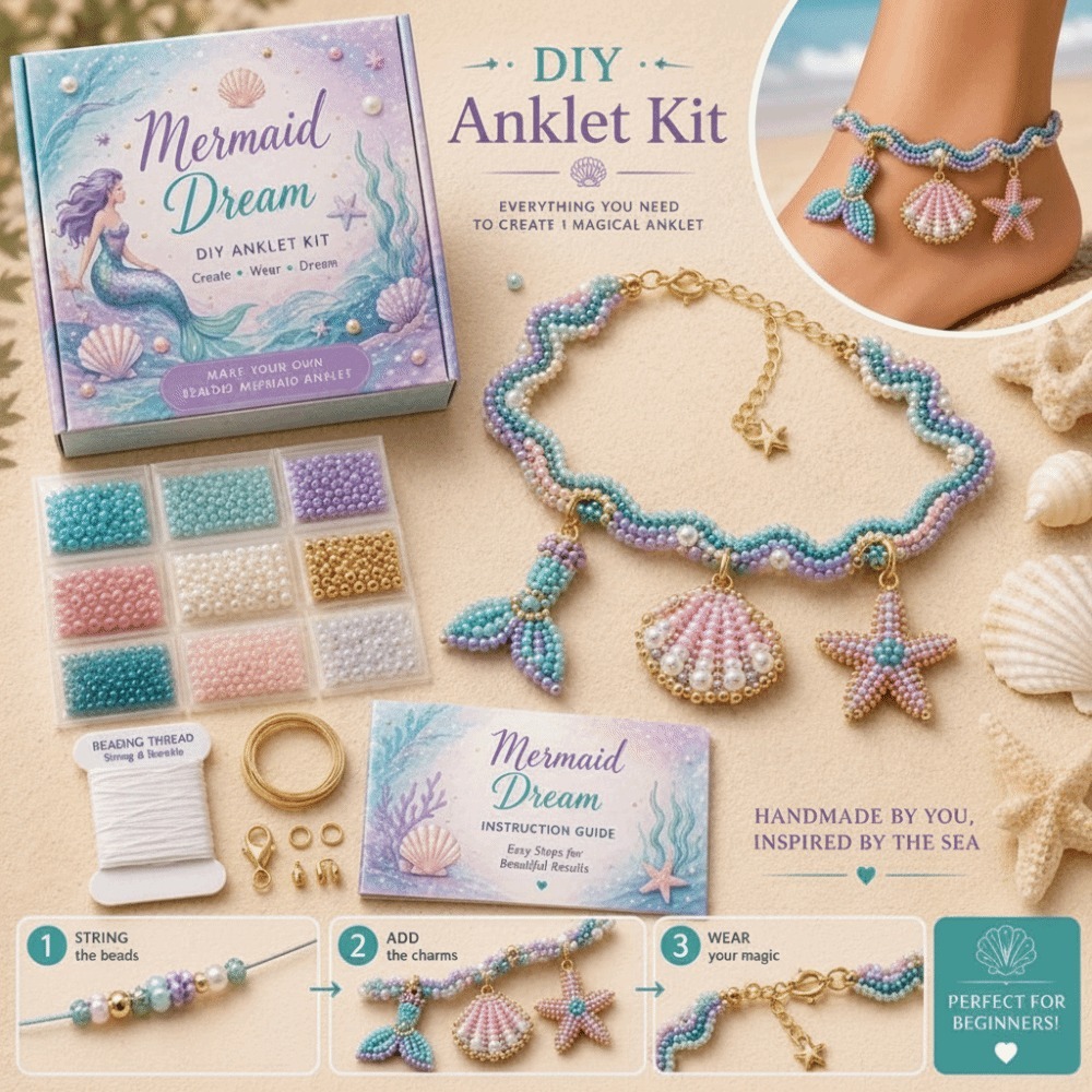 Jewelry Making For Beginners - ชุดทำเครื่องประดับรูปสัตว์ สร้อยข้อมือรูปสัตว์ ผลิตภัณฑ์ยังไม่สำเร็จรูป เหมาะสำหรับผู้เริ่มต้น ชุดลูกปัดรูปสัตว์