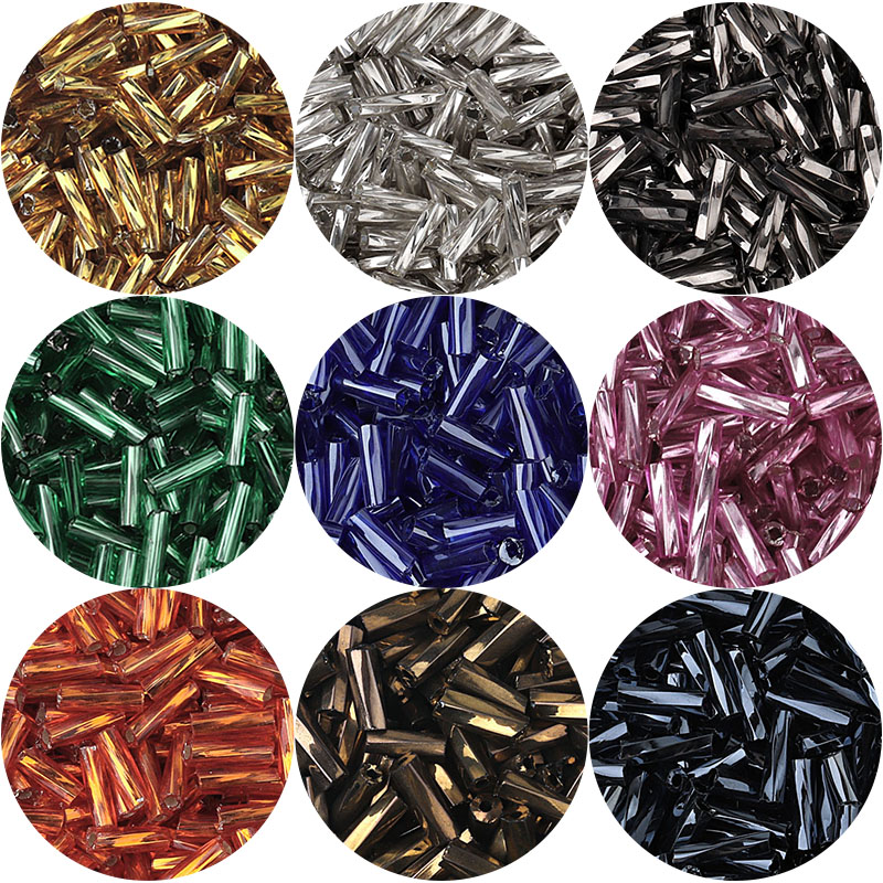 Seed Bead Tube - Louleur Twist Bugles ภาษาเช็คคําลูกปัดแก้ว DIY สร้อยข้อมือสร้อยคอ