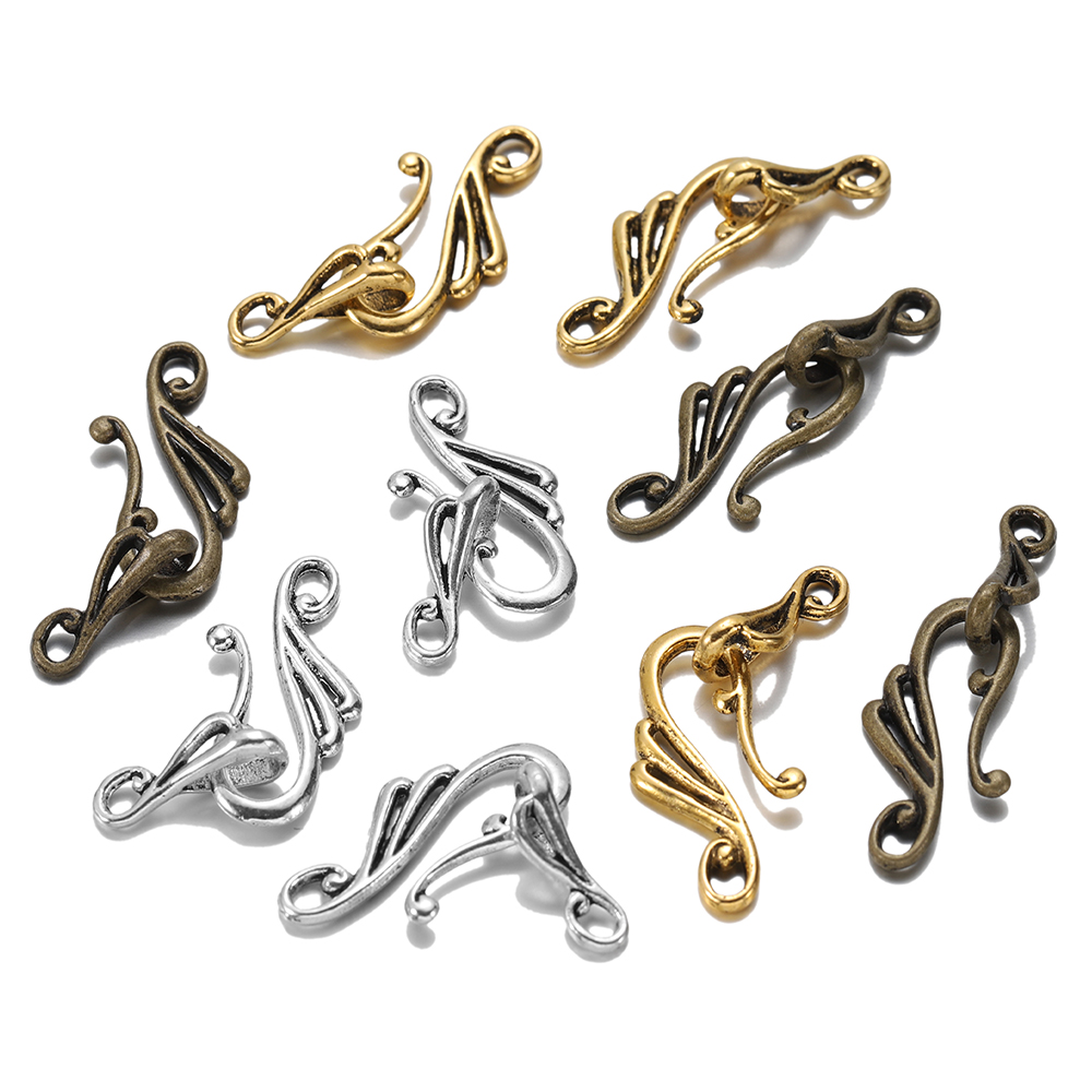 Jewelry Making Notes - 10/20 เซ็ต/ล็อต Antique Bronze Silver สี