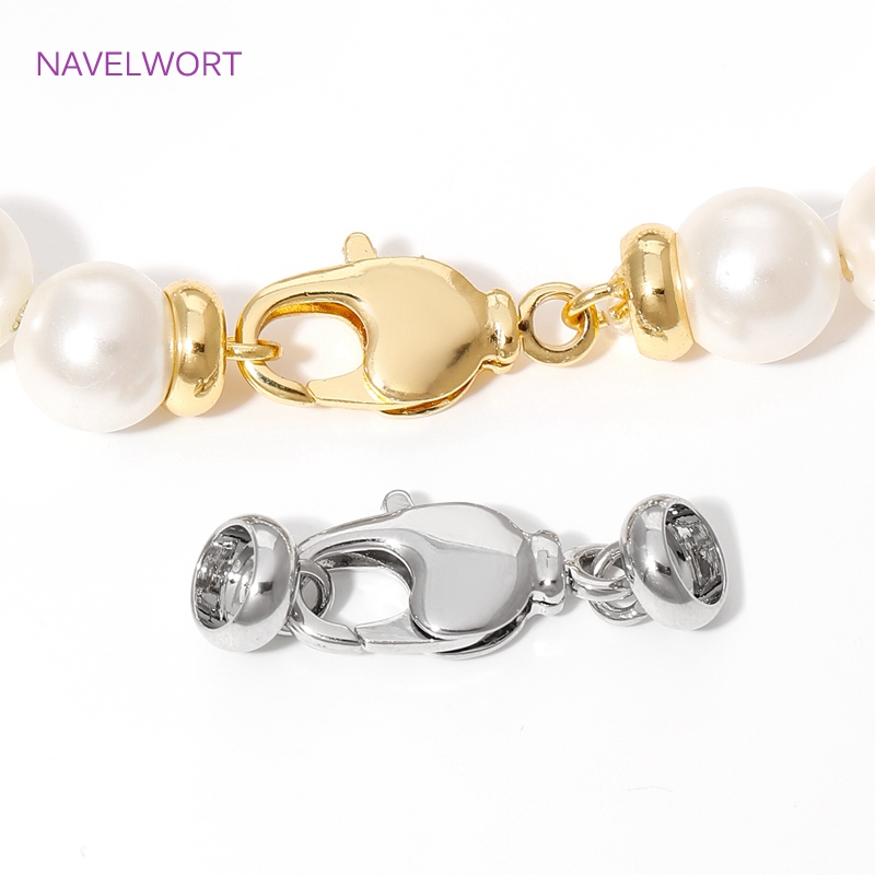 Jewelry Making Brass - 18K ทองชุบทองเหลือง Clasps กุ้งก้ามกราม Connector, เครื่องประดับ