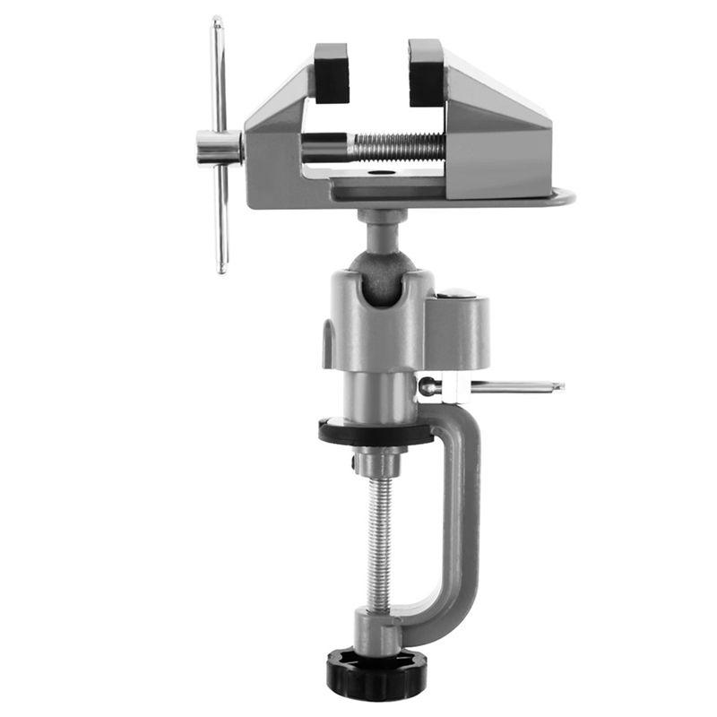 Jewelry Making Vise - ~ รุ่นล่าสุด คีมจับชิ้นงานแบบตั้งโต๊ะ ขนาดเล็ก พกพาสะดวก หมุนได้