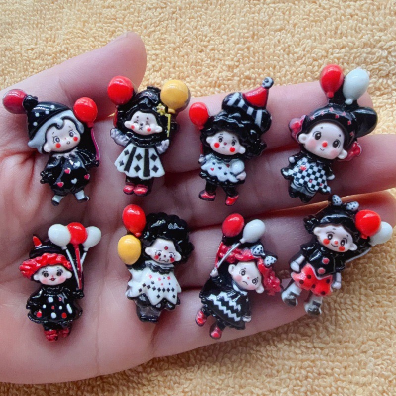 Jewelry Making Party - ลูกโป่งโจ๊กเกอร์ 12 ชิ้น ของเล่นเด็กทำมือ DIY เคสโทรศัพท์แบบเจลครีม