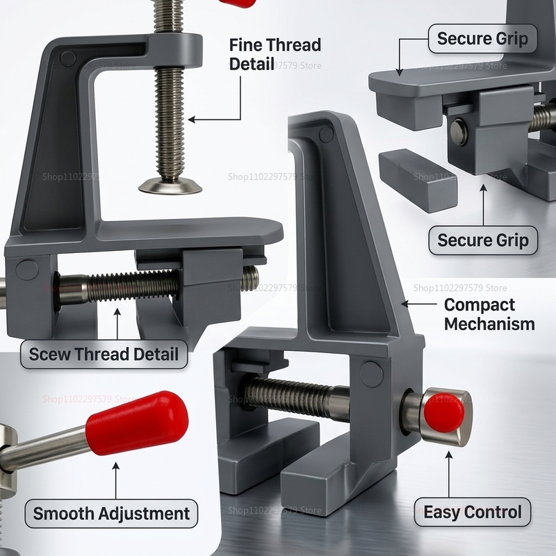 แคลมป์ยึดโต๊ะอลูมิเนียมขนาดเล็ - Jewelry Making Vise บทวิจารณ์และราคา