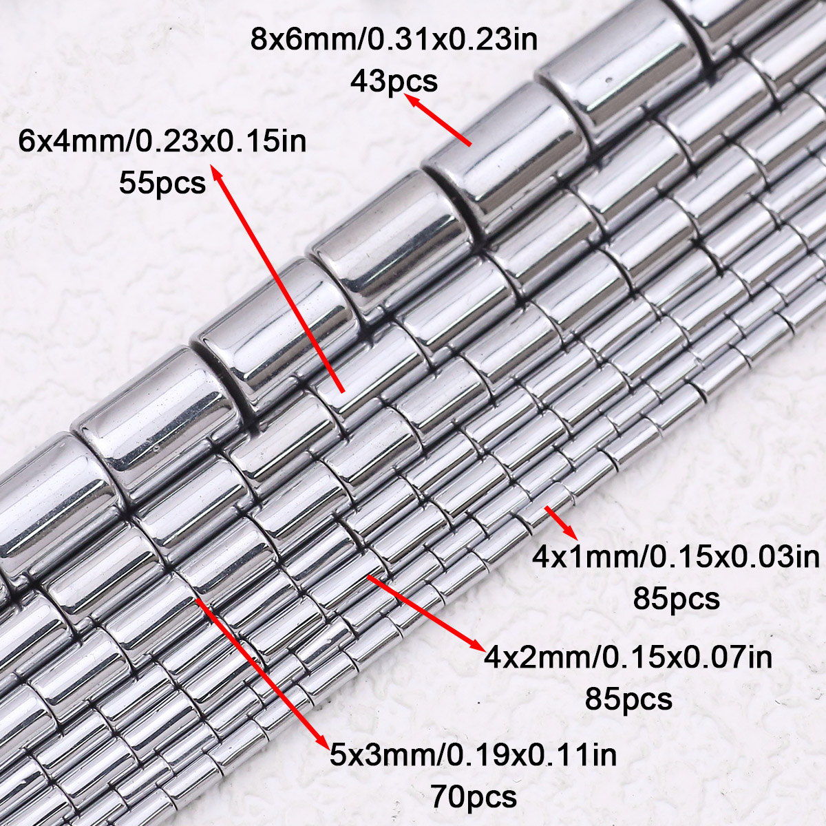 สีทองชุบท่อตรงฮีมาไทต์ทรงกระบอ - Seed Bead Tube บทวิจารณ์และราคา