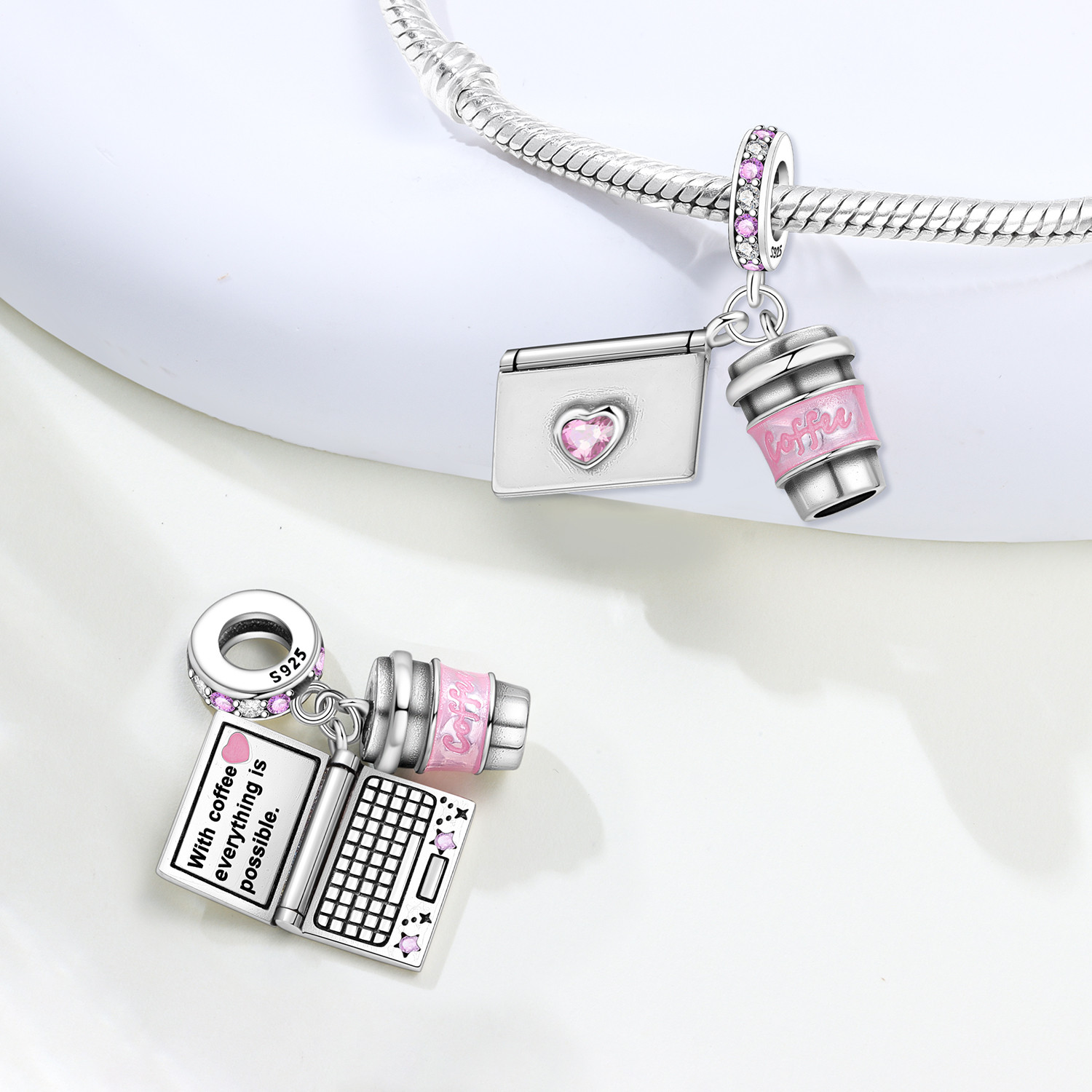  MISEFF S925 เงินแท้ จี้รูปโน - Jewelry Making Notes บทวิจารณ์และราคา