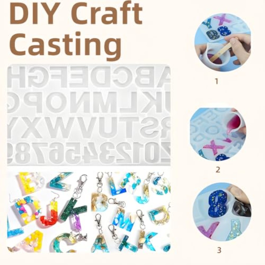 แม่พิมพ์ซิลิโคนสำหรับหล่อเรซิน - Jewelry Making For Beginners บทวิจารณ์และราคา