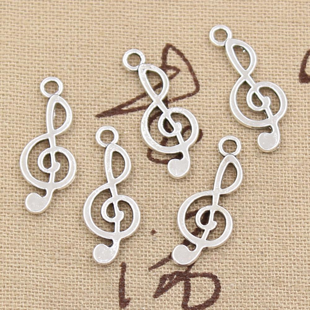 30pcs Charms Musical Note 26x1 - Jewelry Making Notes บทวิจารณ์และราคา