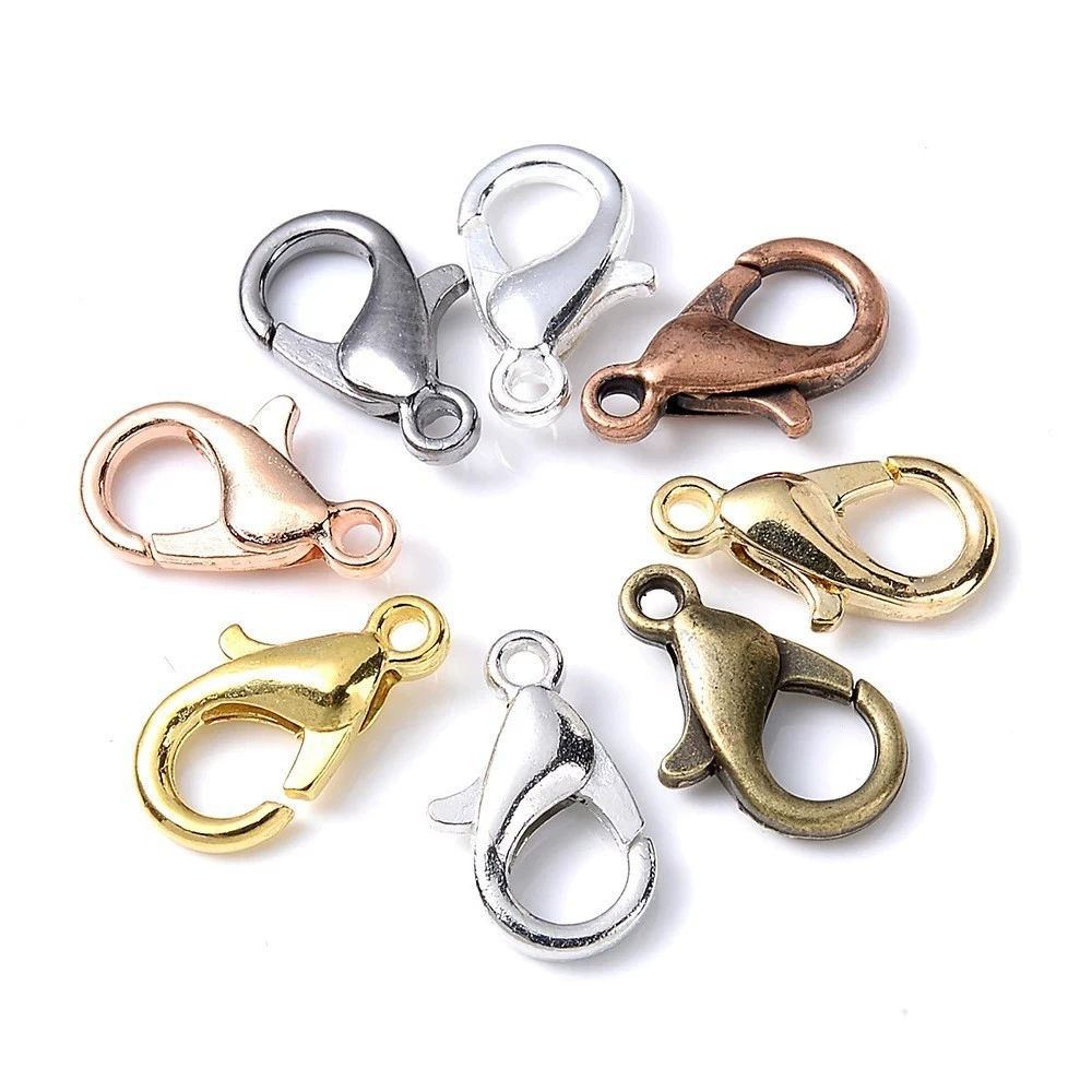 ตะขอเกี่ยวแบบก้ามปูโลหะผสมสังก - Jewelry Making Brass บทวิจารณ์และราคา