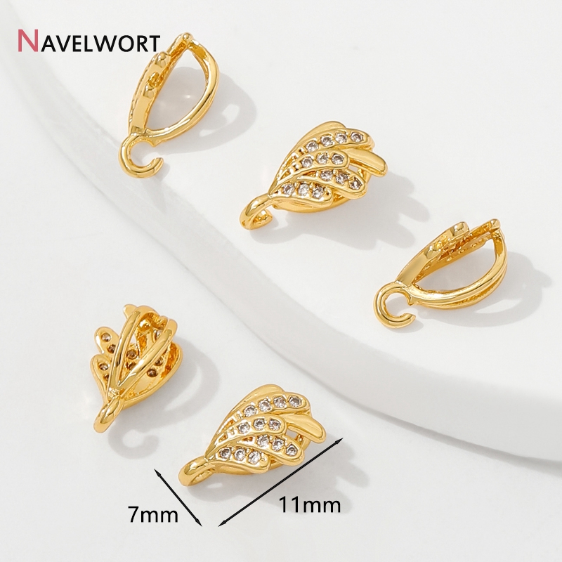 ทองเหลืองชุบทอง 18K พร้อมจี้เพ - Jewelry Making Brass บทวิจารณ์และราคา