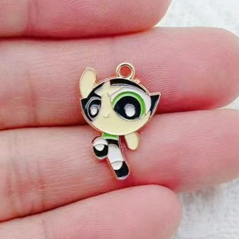 จี้รูปการ์ตูนสาวน้อยเคลือบน้ำม - Jewelry Making Party บทวิจารณ์และราคา