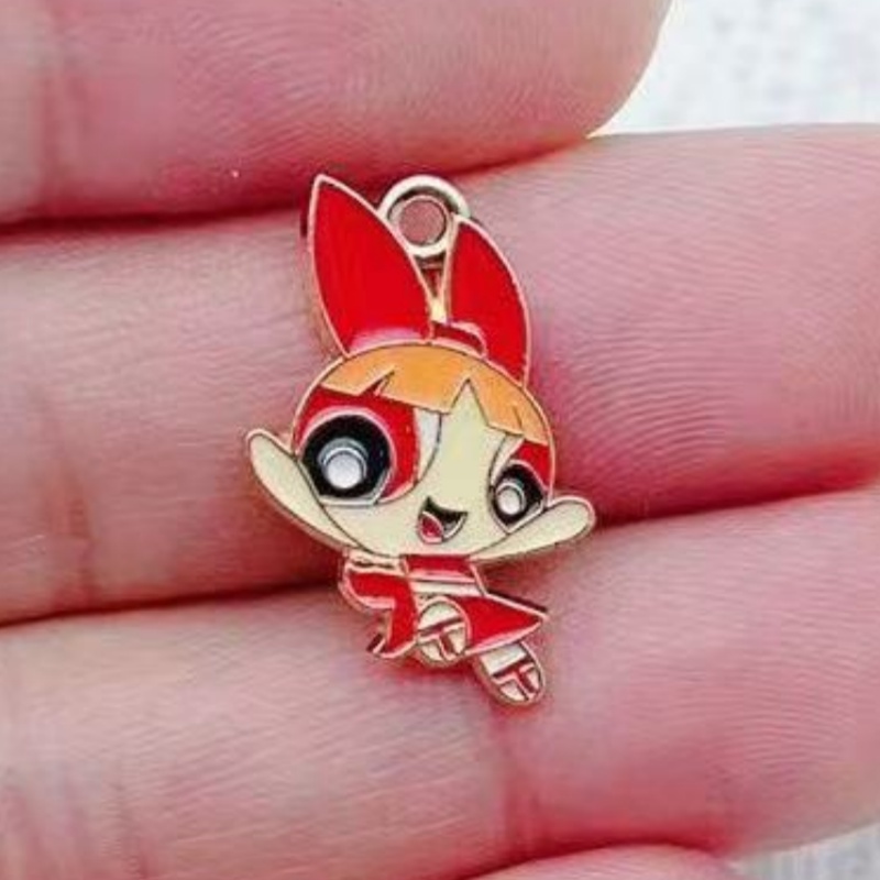 จี้รูปการ์ตูนสาวน้อยเคลือบน้ำม - Jewelry Making Party บทวิจารณ์และราคา