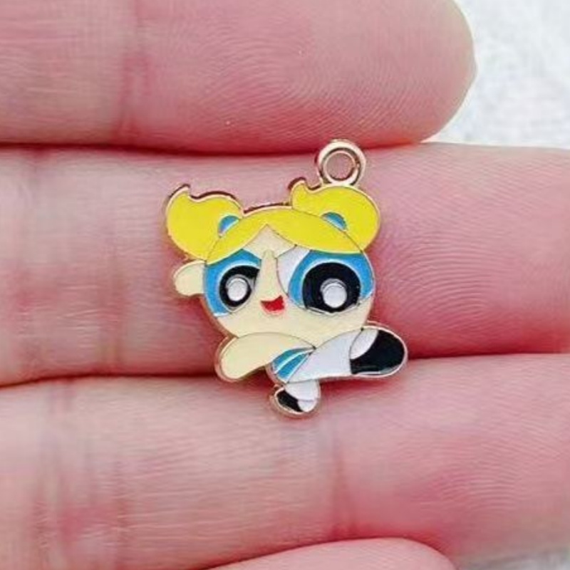 จี้รูปการ์ตูนสาวน้อยเคลือบน้ำม - Jewelry Making Party บทวิจารณ์และราคา