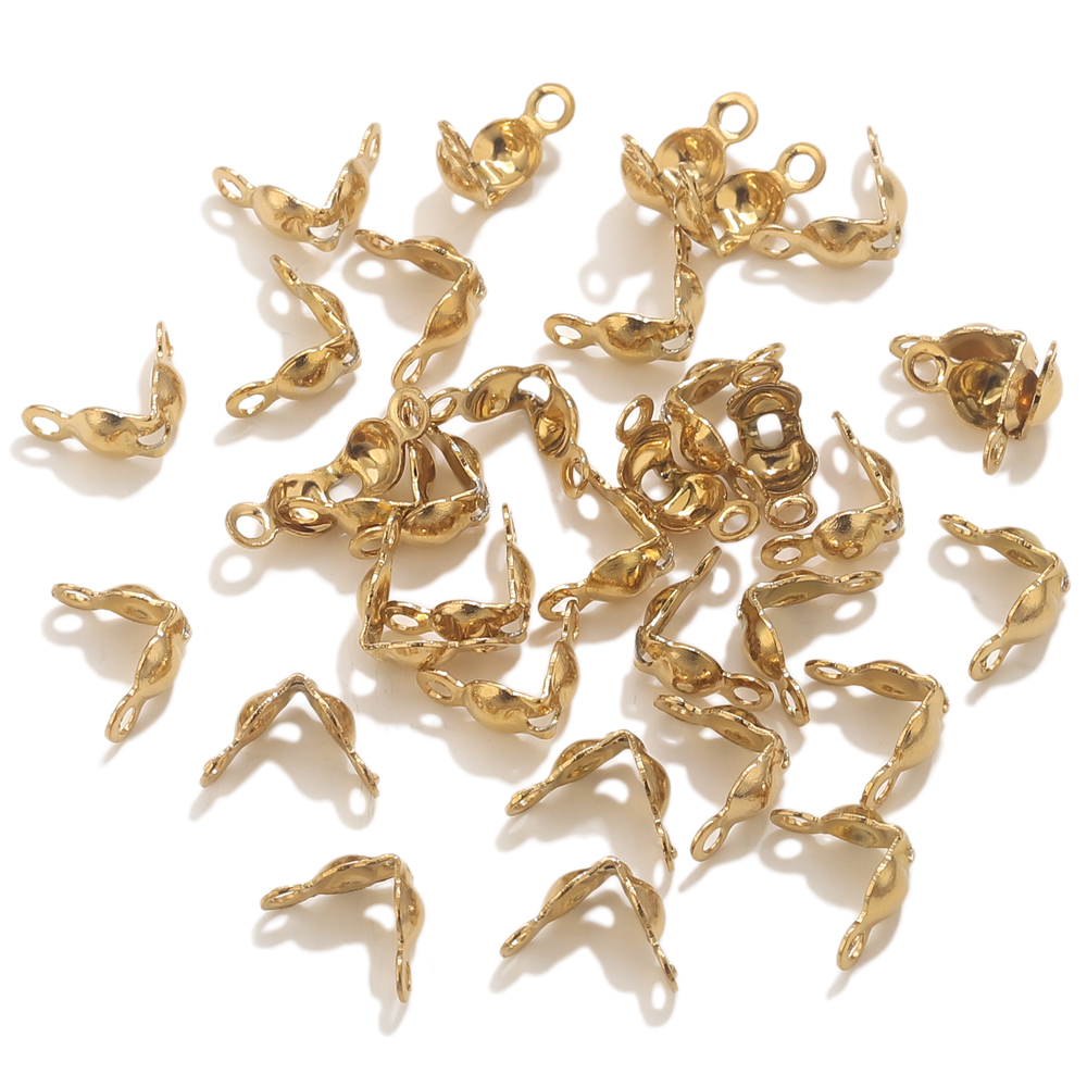 50pcs PVD Gold Plated สแตนเลส  - Jewelry Making Materials บทวิจารณ์และราคา