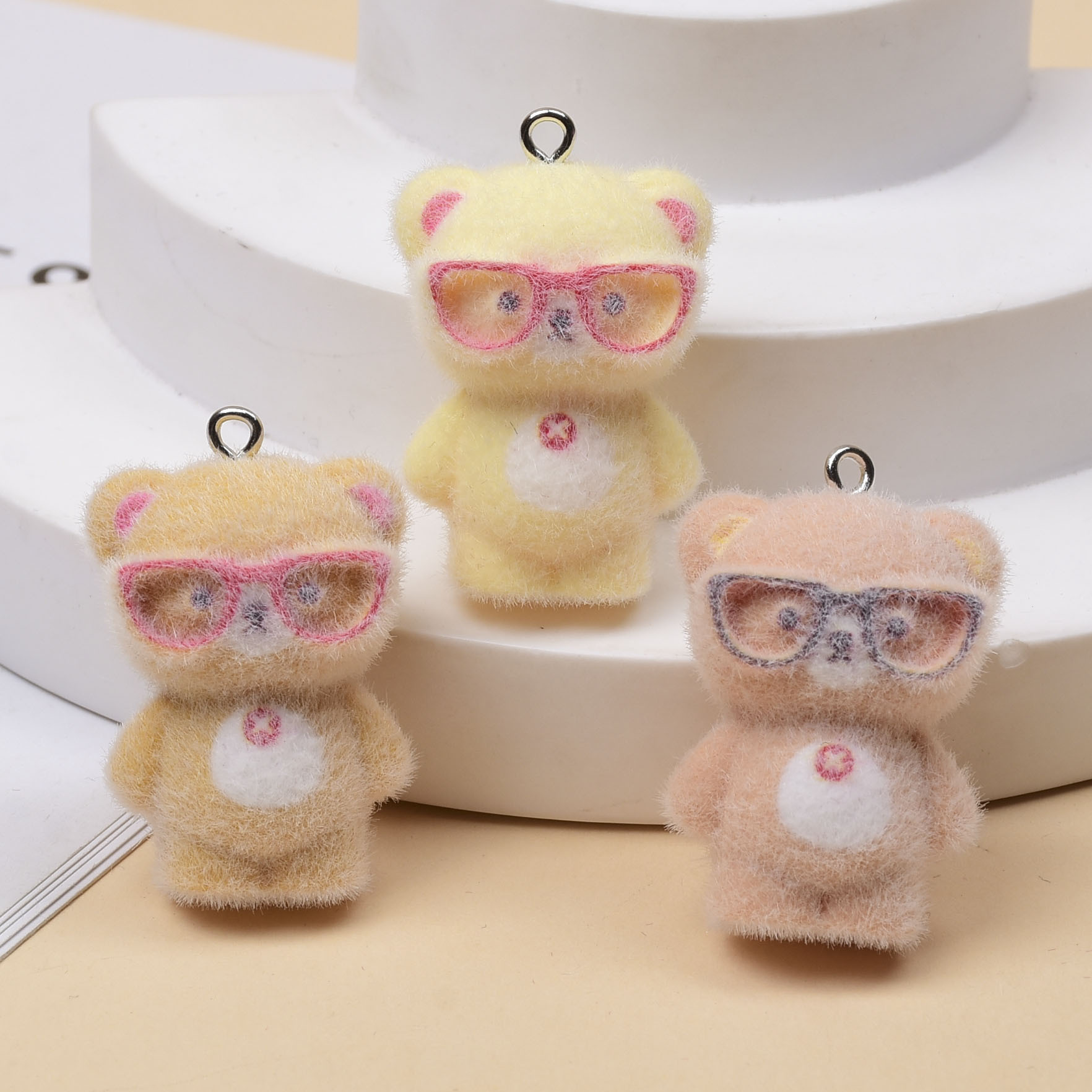 จี้หมีน้อย 3 มิติ แบบฟล็อกกิ้ง - Jewelry Making Glasses บทวิจารณ์และราคา