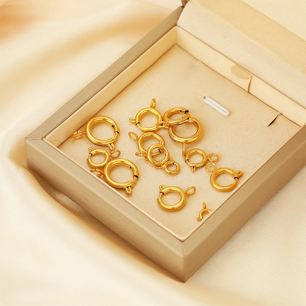ตัวล็อกสปริงสแตนเลสทรงกลม 10 ช - Jewelry Making Materials บทวิจารณ์และราคา