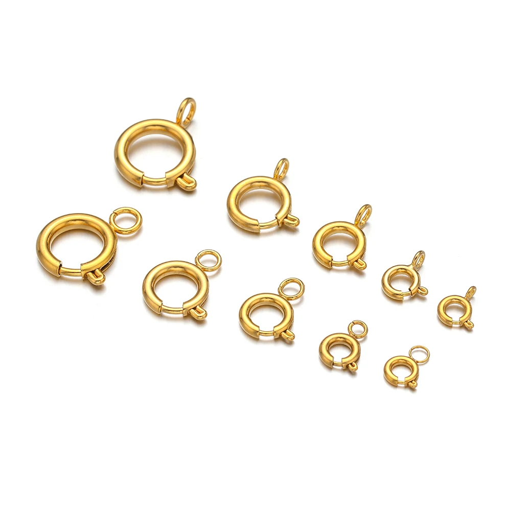 ตัวล็อกสปริงสแตนเลสทรงกลม 10 ช - Jewelry Making Materials บทวิจารณ์และราคา