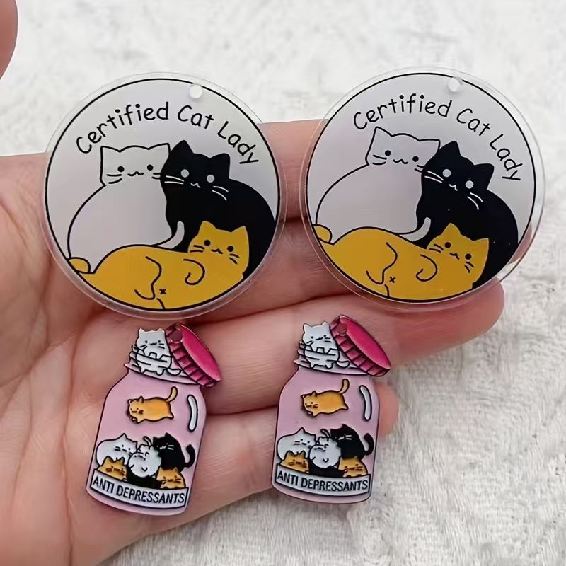 จี้อะคริลิคแมวน่ารัก 10 ชิ้น,  - Jewelry Making Party บทวิจารณ์และราคา