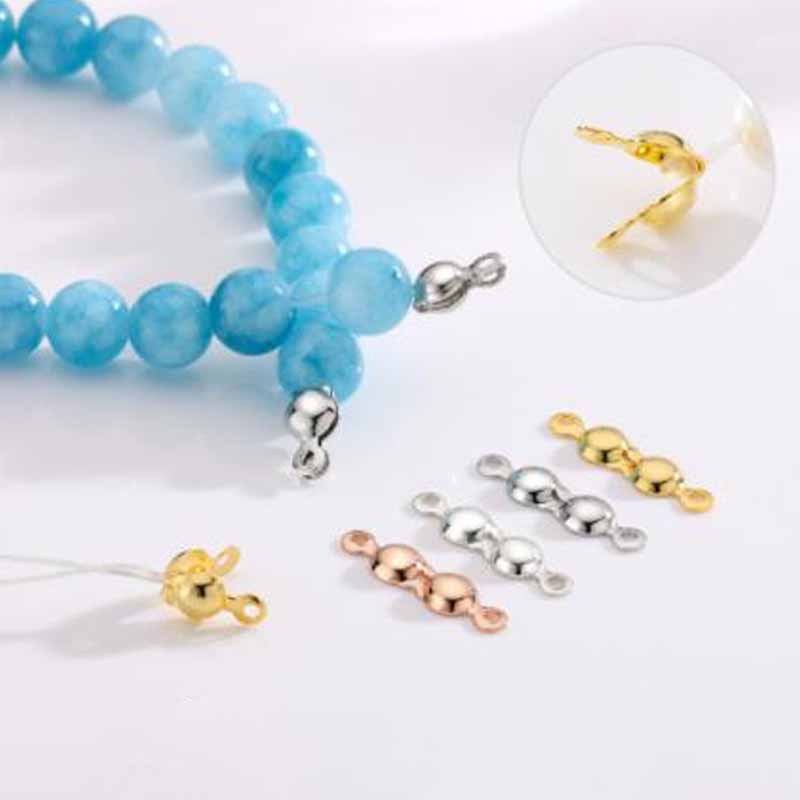 ตัวล็อคปลายลูกปัดเงินแท้ 925 จ - Jewelry Making Materials บทวิจารณ์และราคา