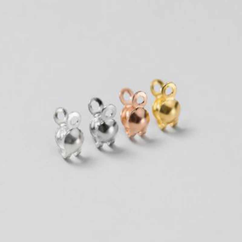 ตัวล็อคปลายลูกปัดเงินแท้ 925 จ - Jewelry Making Materials บทวิจารณ์และราคา