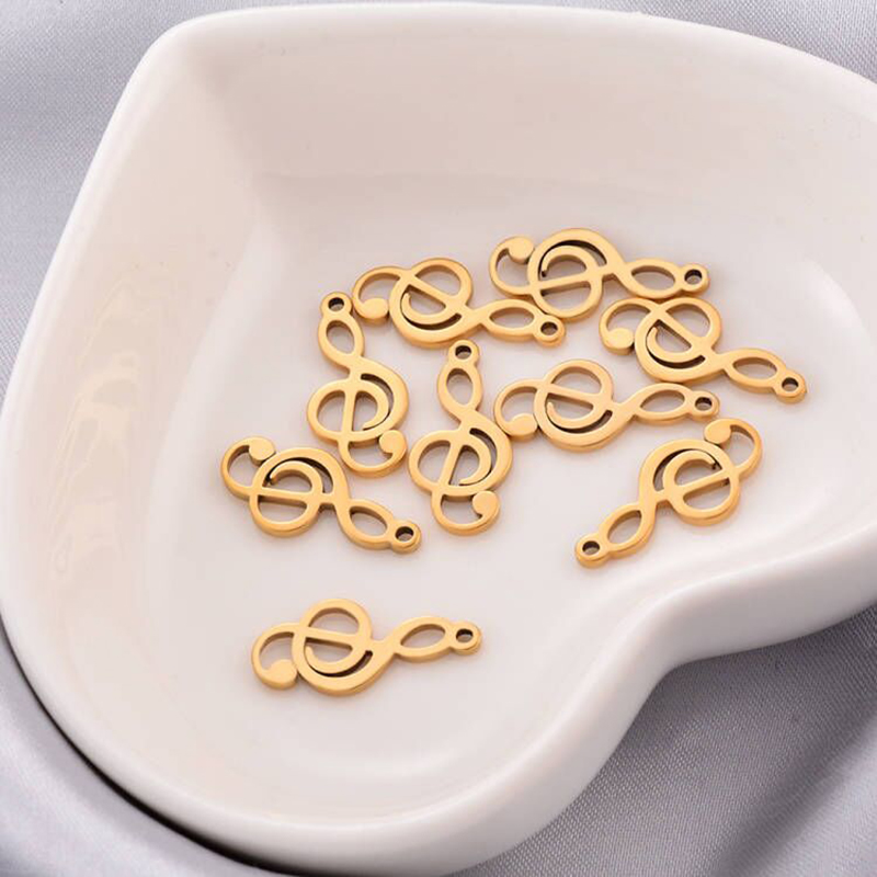 10pcs Charms Musical Note จี้ส - Jewelry Making Notes บทวิจารณ์และราคา