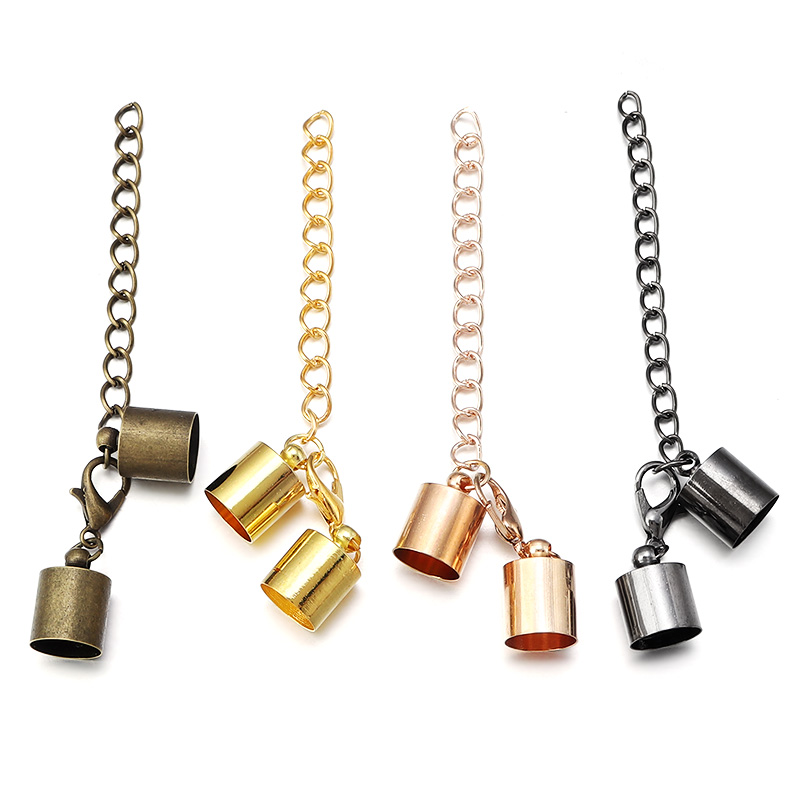 ฝาครอบสายหนัง 10 ชุดพร้อมตัวล็ - Jewelry Making Brass บทวิจารณ์และราคา