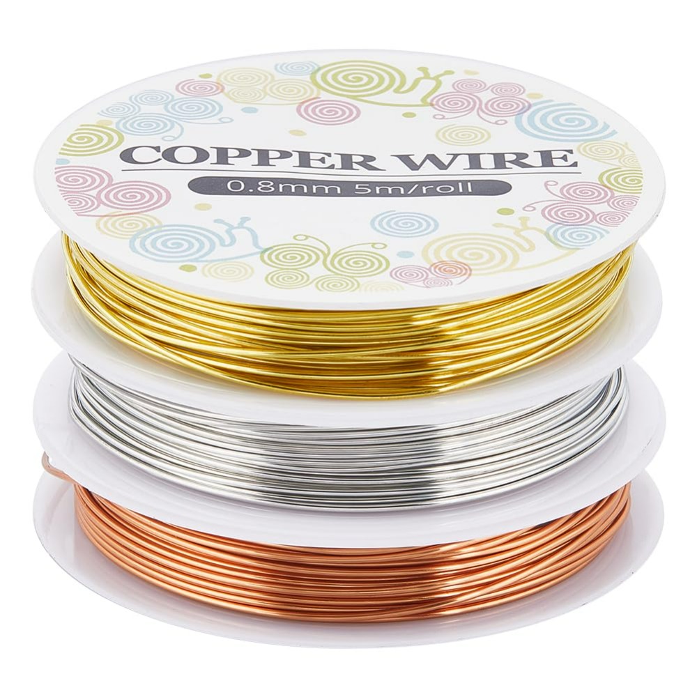 12.8M ทองแดงเครื่องประดับลวด 0 - Jewelry Making Online บทวิจารณ์และราคา