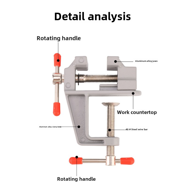 แท่นจับชิ้นงานอเนกประสงค์แบบพก - Jewelry Making Vise บทวิจารณ์และราคา