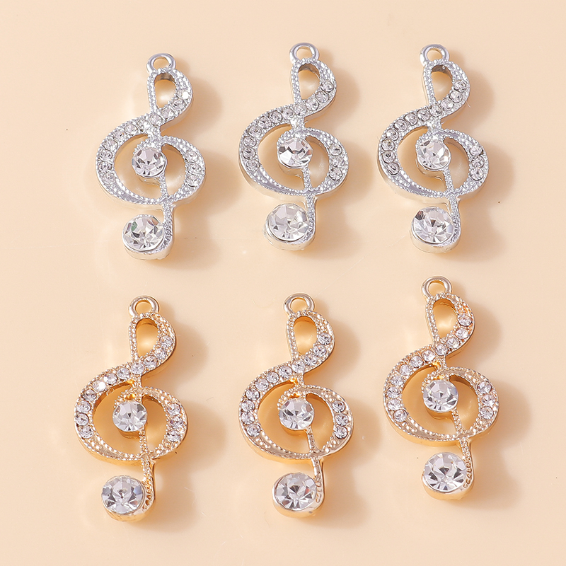 10pcs Gold Silver สีคริสตัลเพล - Jewelry Making Notes บทวิจารณ์และราคา