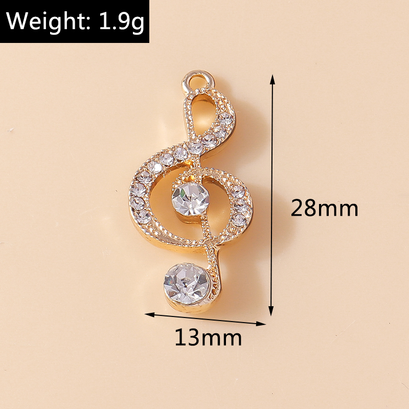 10pcs Gold Silver สีคริสตัลเพล - Jewelry Making Notes บทวิจารณ์และราคา