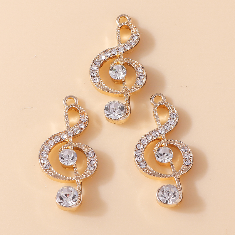 10pcs Gold Silver สีคริสตัลเพล - Jewelry Making Notes บทวิจารณ์และราคา