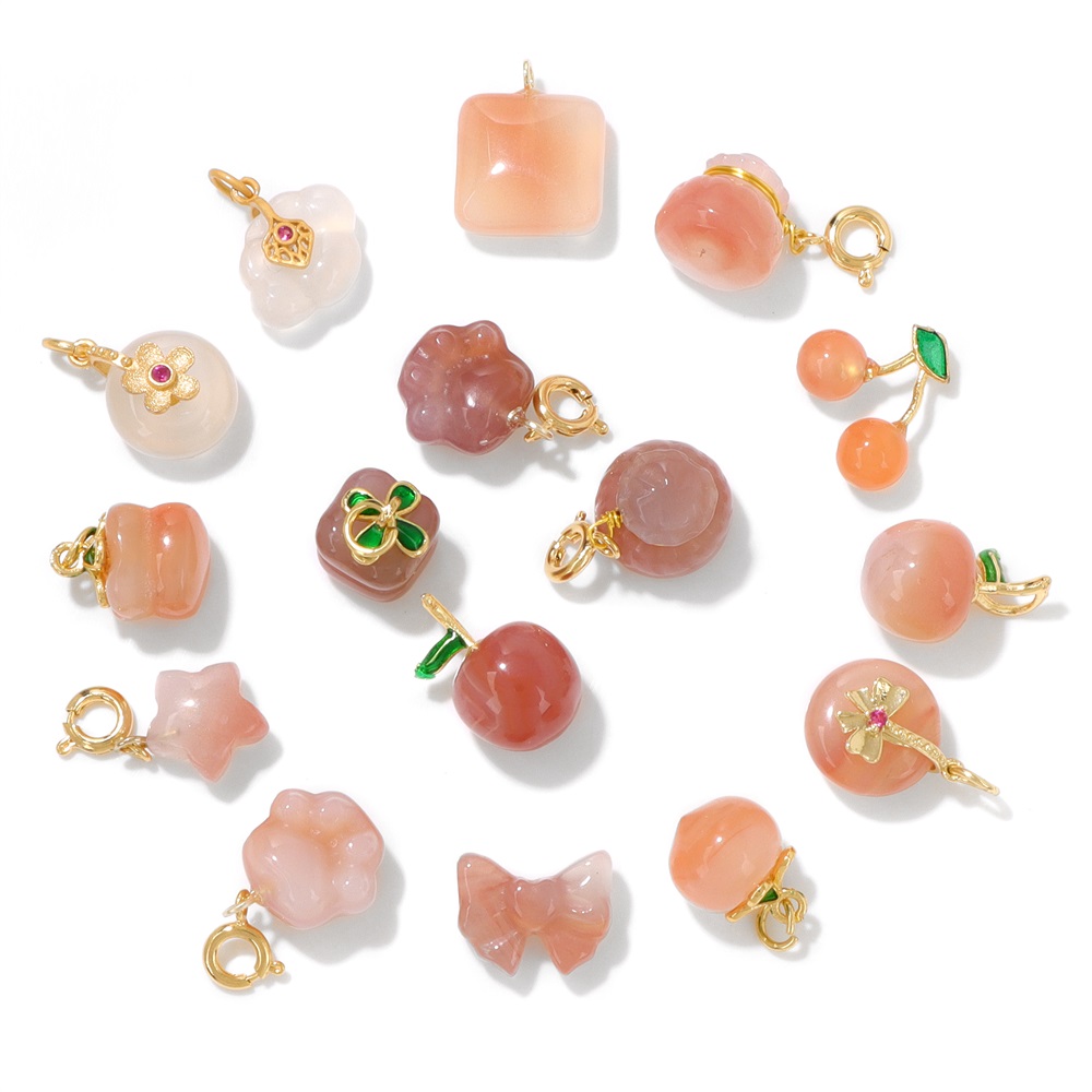 2ชิ้นอัญมณีหินธรรมชาติจี้โมรา  - Jewelry Making Gemstones บทวิจารณ์และราคา