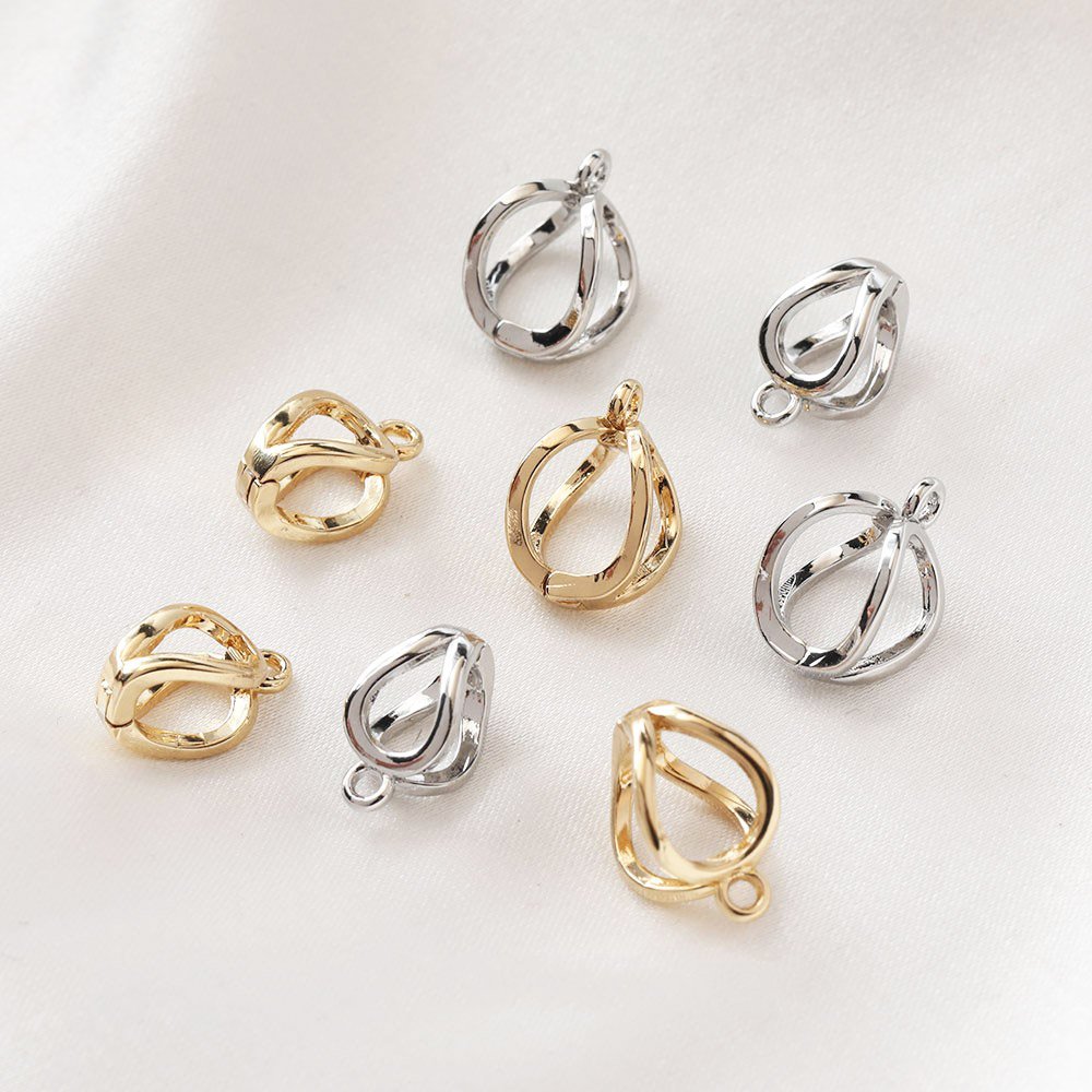 4PCS ลูกปัดสามารถวาง Charm เคร - Jewelry Making Place บทวิจารณ์และราคา