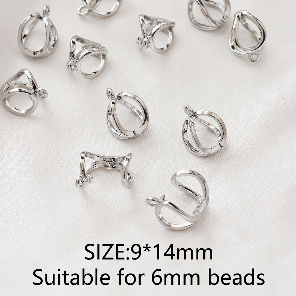 4PCS ลูกปัดสามารถวาง Charm เคร - Jewelry Making Place บทวิจารณ์และราคา