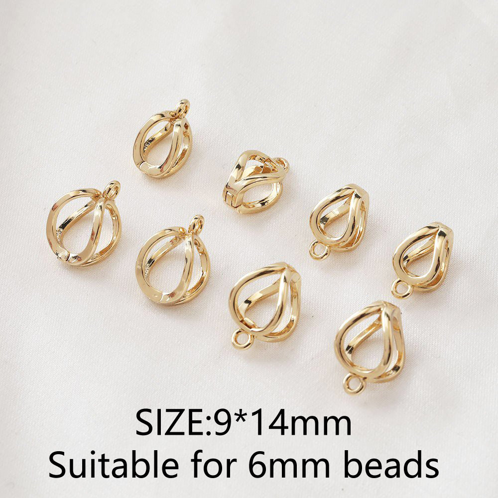4PCS ลูกปัดสามารถวาง Charm เคร - Jewelry Making Place บทวิจารณ์และราคา