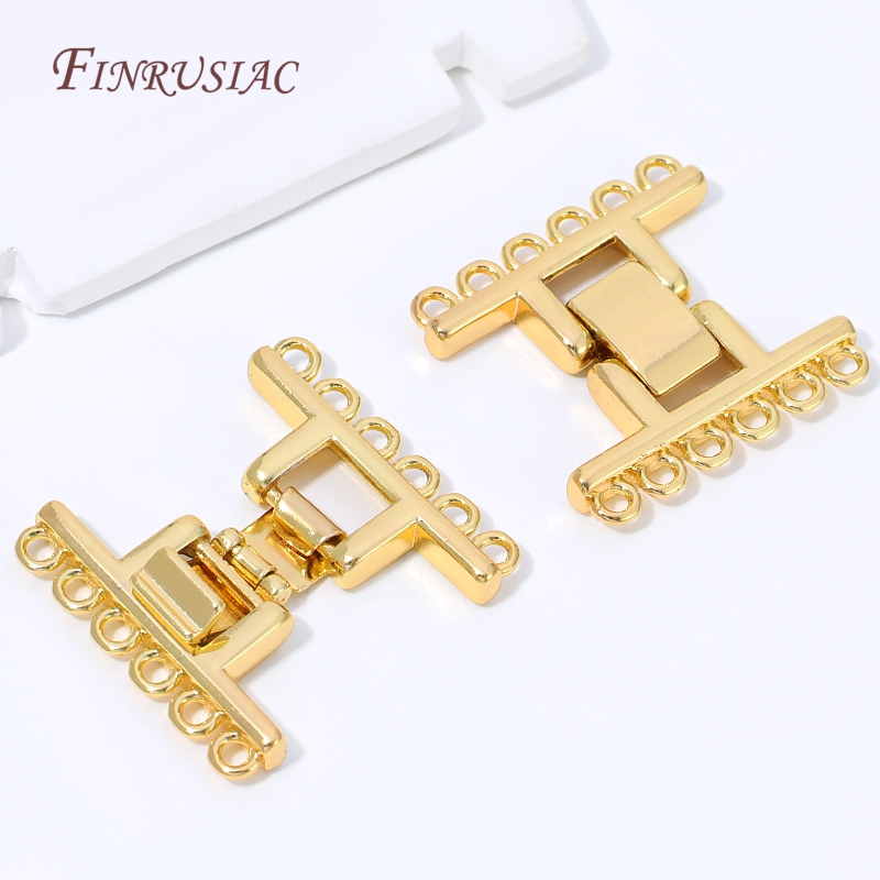 ตัวเชื่อมต่อแบบหลายเส้นชุบทอง  - Jewelry Making Brass บทวิจารณ์และราคา