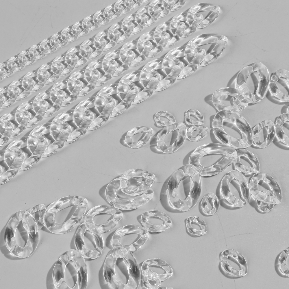 อะคริลิคใส Cuban Link Chain ลู - Jewelry Making Glasses บทวิจารณ์และราคา