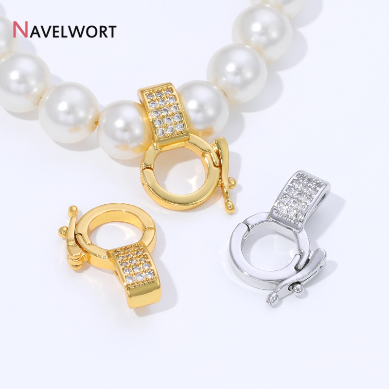 ตัวล็อกจี้ทองเหลืองชุบทอง 18K  - Jewelry Making Brass บทวิจารณ์และราคา