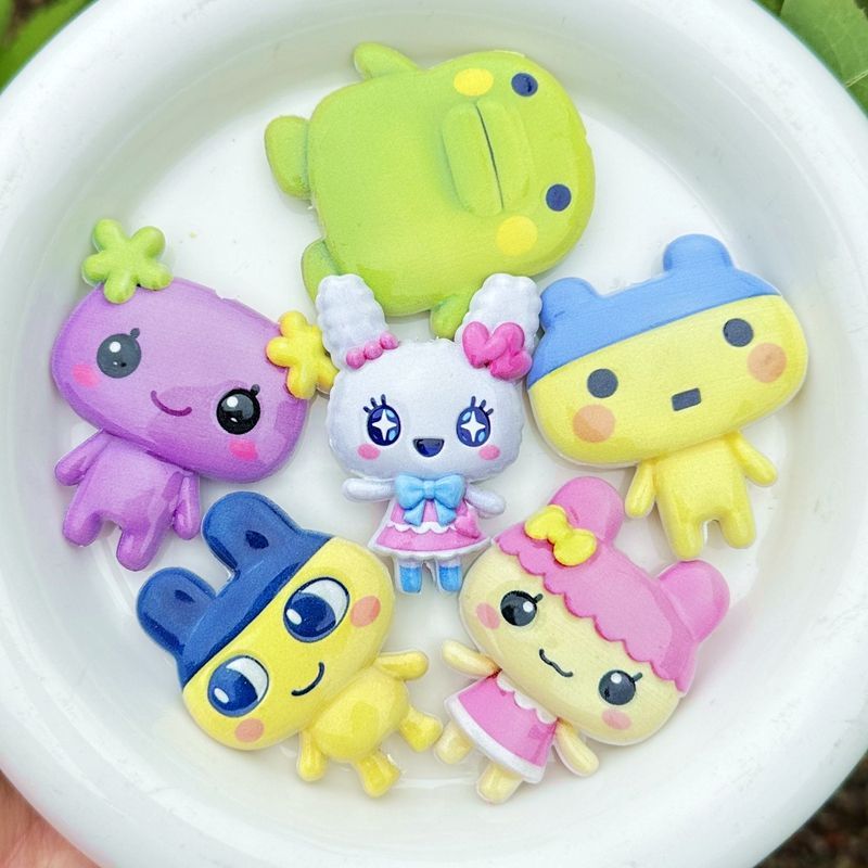 ลูกปัดกลวงพิมพ์ลายการ์ตูนทามาก - Jewelry Making Materials บทวิจารณ์และราคา